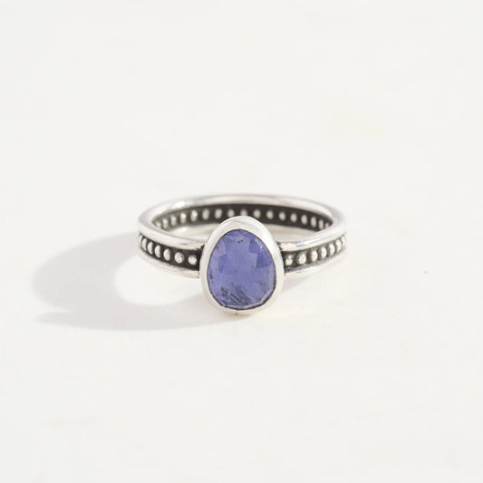 One of a Kind Iolite Protection Ring | Ready to Ship